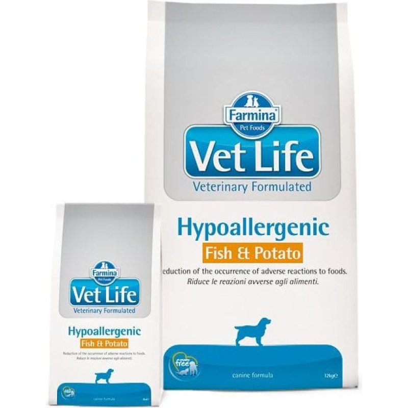 Farmina Vet Life Hypoallergenic Fish & Potato Dog  12kg