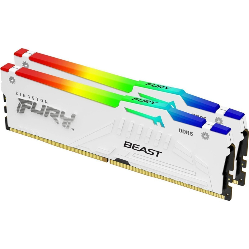 Kingston Fury Pamięć Kingston Fury Beast RGB, DDR5, 32 GB, 5600MHz, CL36 (KF556C36BWEAK2-32)