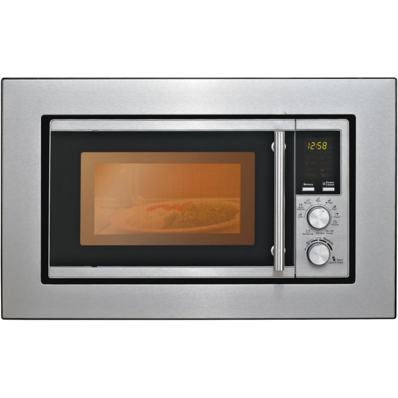 Silva Schneider EBM-G 880E, Built-in, Grill microwave, 17 L, 700 W, Rotary, Black, Stainless steel