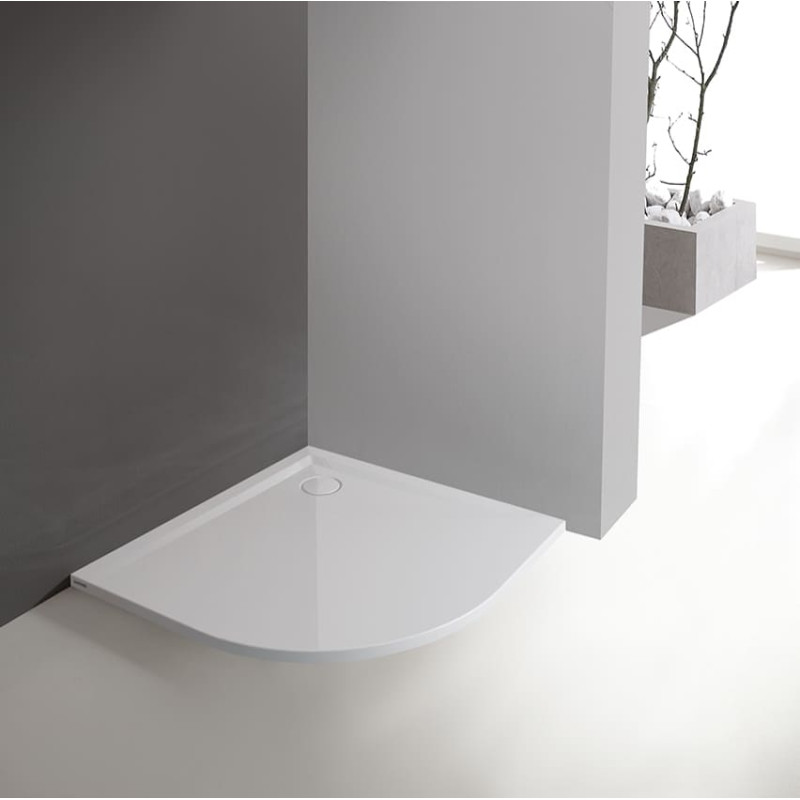 Sanplast Brodzik Sanplast Space Mineral półokrągły narożny 90 cm x 90 cm (645-290-0430-01-000)