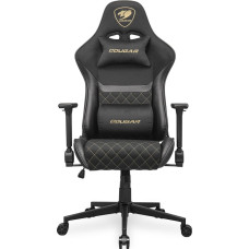 Cougar Gaming-Stuhl Armor One V2 Gold F, PVC/Stoff, Schwarz