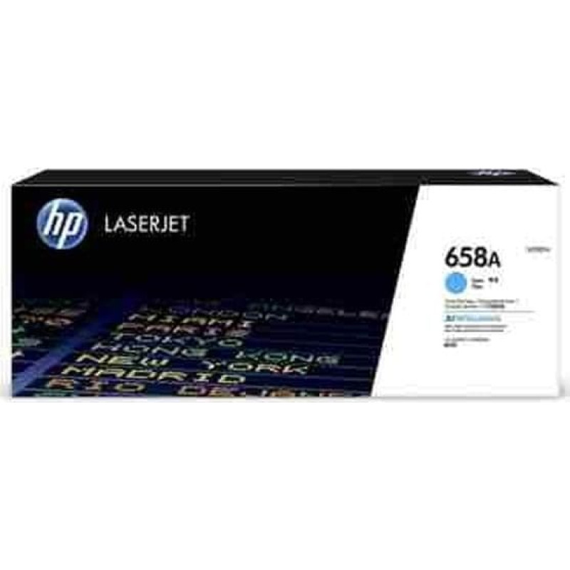 HP Toner HP 658A Cyan Oryginał  (W2001A)