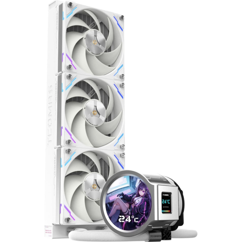 Tcomas Chłodzenie wodne Tcomas LX800 PRO 360 Białe