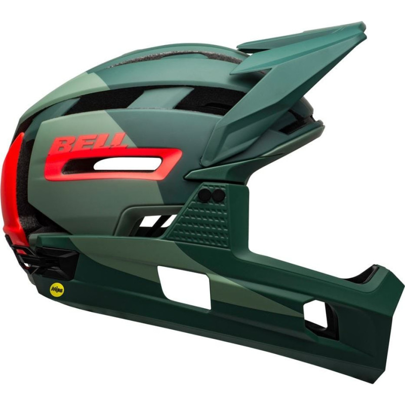 Bell Kask full face Super Air R Mips Spherical matte gloss green infrared r. S (5256 cm)