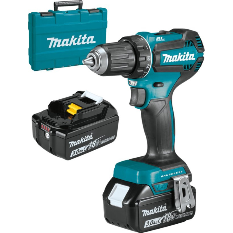 Makita Wiertarko-wkrętarka Makita DDF485RFE 18 V 2 x akumulator 3 Ah
