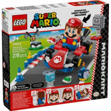 Lego Klocki Super Mario 72043 Mario Kart - Interaktywna figurka LEGO Mario i Standard Kart