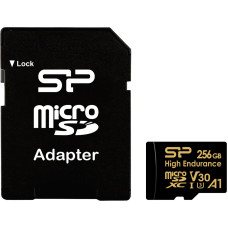 Silicon Power MICROSDXC HIGH ENDURANCE 256GB V30 + ADAPTER