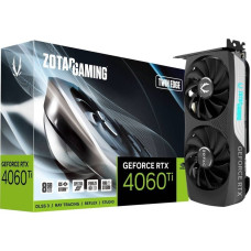 Zotac Karta graficzna Zotac Gaming GeForce RTX 4060 Ti Twin Edge 8GB GDDR6 (ZT-D40610E-10M)
