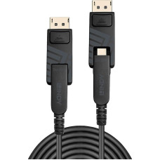 Lindy Kabel Lindy Cable Lindy Fibre Optic Hybrid DP 1.4 30m