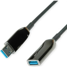 Roline Kabel USB Roline USB-A - USB-A 10 m Czarny (12.04.1075)