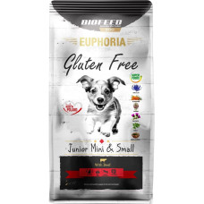 Biofeed Euphoria Gluten Free Junior mini & small Beef - dry dog food - 12kg