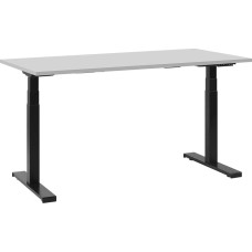 Beliani Biurko Beliani Szare 130 cm x 72 cm