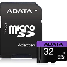 Adata MEMORY MICRO SDHC 32GB W/ADAP./AUSDH32GUICL10-RA1 ADATA