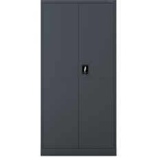 Jan Nowak Szafa gospodarcza metalowa DAWID, 900 x 1850 x 400 mm, Smart: antracytowa