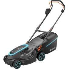 Gardena Kosiarka akumulatorowa Gardena GARDENA Cordless Lawnmower PowerMax 37/36V P4A Ready-To-Use Set, 36V (2x18V) (black/grey, 2x Li-Ion battery 4.0Ah, POWER FOR ALL ALLIANCE)