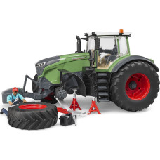 Bruder Traktor Fendt 1050 Vario z figurką mechanika i narzędziami warsztatowymi (04041)