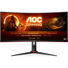 AOC 86,0cm (34) 2109 2xHDMI+DP+USB Curved - CU34G2X/BK