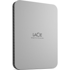 Lacie External HDD|LACIE|Mobile Drive|2TB|USB-C|Colour Silver|STLP2000400