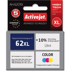 Activejet AH-62CRX ink (replacement for HP 62XL C2P07AE; Premium; 18 ml; color)