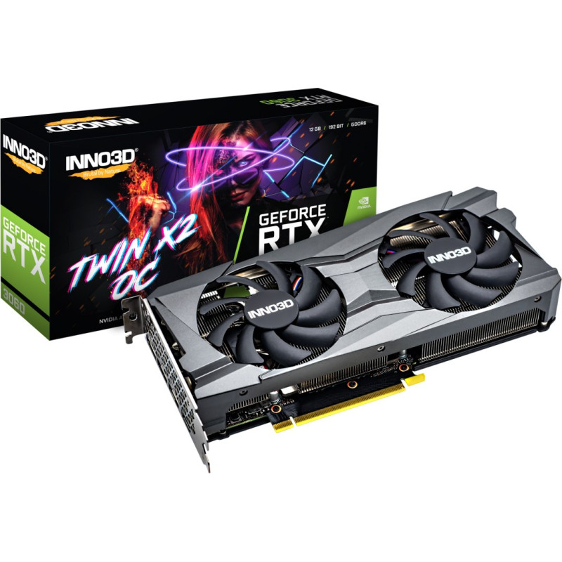 Inno3D GEFORCE RTX 3060 TWIN X2 OC NVIDIA 12 GB GDDR6