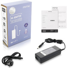 Mitsu notebook charger mitsu 19v 3.95a (5.5x2.5) - toshiba, compaq, hp, asus 75W