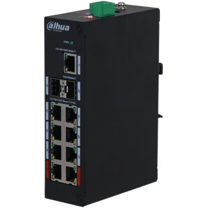 Dahua Switch|DAHUA|PoE ports 8|PFS3211-8GT-120-V2