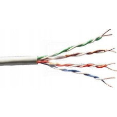 Digitus Kabel instalacyjny DIGITUS kat.5e, U/UTP, Eca, AWG24/1, PVC, 500m, szary, szpula