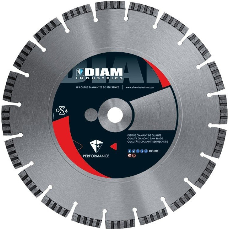 Diam Tarcza diamentowa 400 x 25,4/10 DIAM BS70 laser, profesjonalna