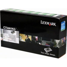 Lexmark Toner Lexmark C734A1KG Black Oryginał  (C734A1KG)