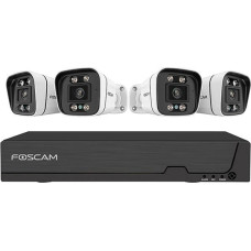 Foscam Rejestrator Foscam Foscam FNA 108 E B4 2T, set (black/white, FNA108E 8-channel NVR, 4x V8EP camera)