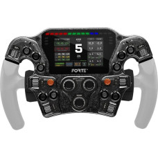 Asetek SimSports Forte Formula Pro Button Box, 4,3 Zoll LCD, aRGB - schwarz