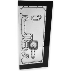 Stealkey Customs Phanteks NV7 x Stealkey Distroplate D-RGB- schwarz