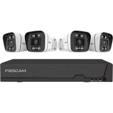 Foscam Rejestrator Foscam Foscam FNA 108 E B4 2T, set (black/white, FNA108E 8-channel NVR, 4x V8EP camera)