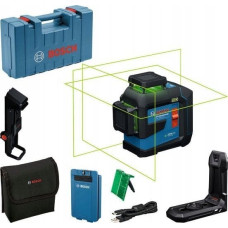 Bosch .PLANE LASER GLL 80-33 G GREEN USB-C 1x BA 3.7 V 3.0 Ah XL + HANDLE LB 10 + CLAMP DK 20 CASE