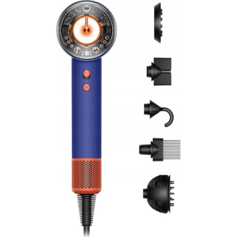 Dyson Plaukų džiovintuvas DYSON SUPERSONIC NURAL, Vinca Blue/Topaz