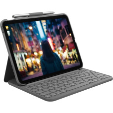 Logitech Slim Folio for iPad (10th gen) - GREY - UK (920-011429)