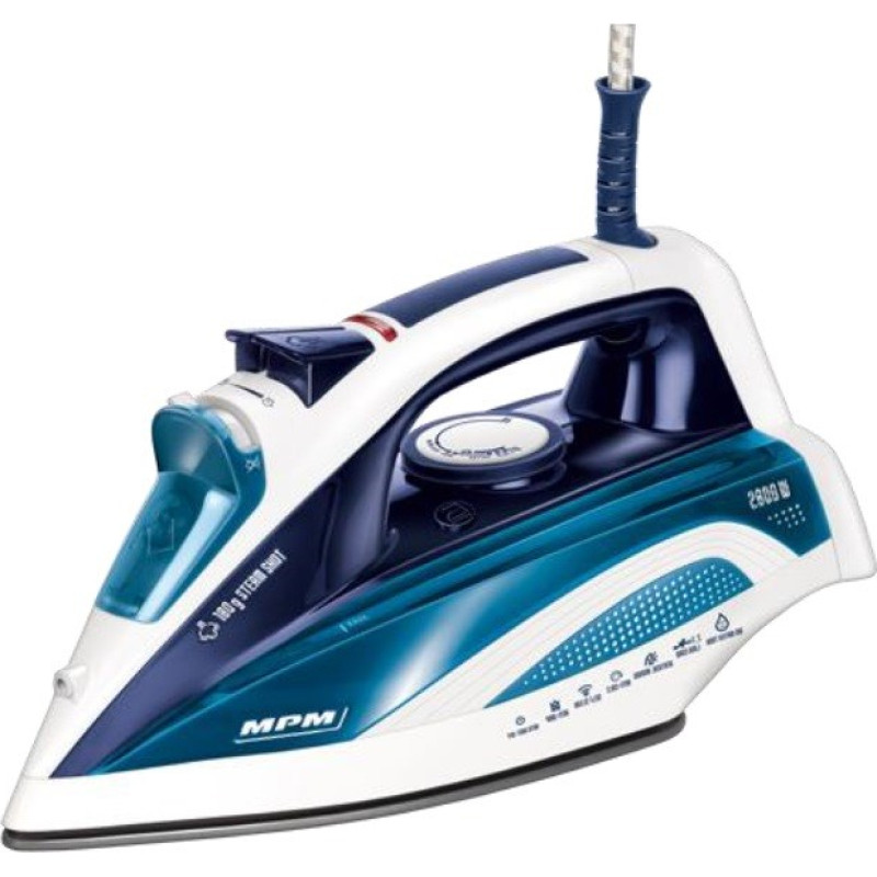 MPM MZE-21/NS Steam Iron 2800 Watt Blue