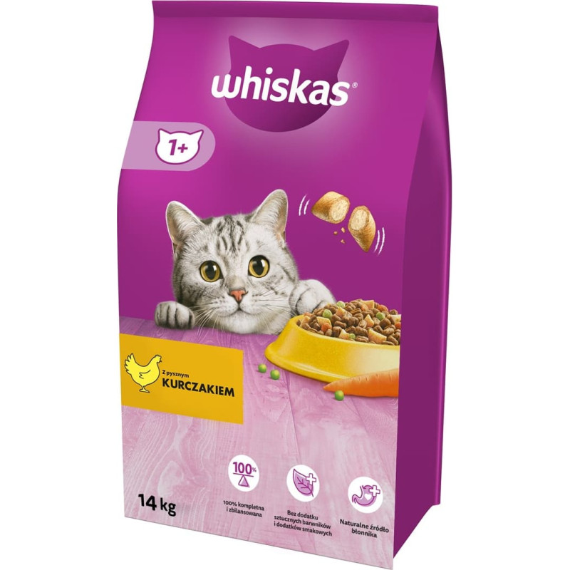 Whiskas ‎Whiskas 325628 cats dry food Adult Chicken 14 kg