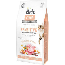 Brit Care Grain-Free Sensitive Turkey&Salmon - dry cat food - 7 kg