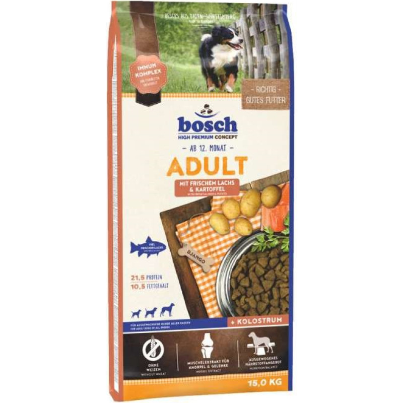 Bosch 09030 Adult Salmon Potato  15 kg