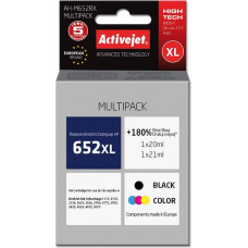 Activejet AH-M652RX ink (replacement for HP 652 F6V25AE/F6V24AE; Premium; 1 x 20 ml, 1 x 21 ml; black, color)