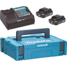 Makita Makita Energy Kit 197658-5 2x BL1021B + DC10SB