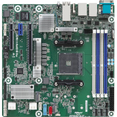 Asrock ASRock Mainboard X570D4U-2L2T/BCM micro-ATX Sockel AM4 Single