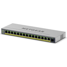 Netgear 16PT GB PLUS Switch W/ POE+ GS116EPP