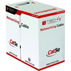 Techly Kabel instalacyjny Techly skrętka Cat5e F/UTP linka, 100% miedź, 305m szary