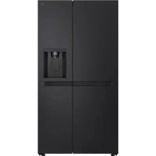LG Refrigerator | GSLC41EPPE | Energy efficiency class E | Free standing | Side by side | Height 179 cm | Fridge net capacity 420 L | Freezer net capacity 221 L | Display | 36 dB | Black