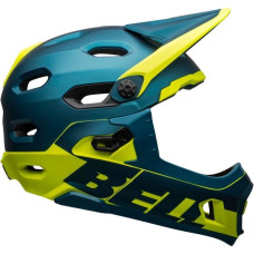 Bell Kask full face BELL SUPER DH MIPS SPHERICAL matte gloss blue hi-viz roz. L (58-62 cm) (NEW)
