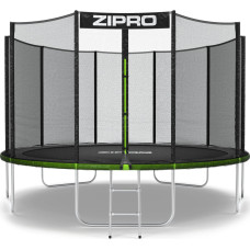 Zipro Trampolina ogrodowa Zipro Jump Pro z siatką zewnętrzną 12FT 374cm