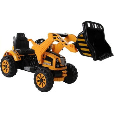 Lean Sport Traktor na akumulator z Łyżką Koparka Pomarańczowy
