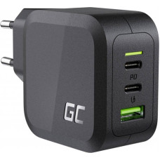 Green Cell GaN 65W 2x USB-C 1xUSB-A